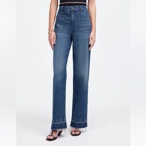 NWT Madewell Emmett Wide Leg Jeans